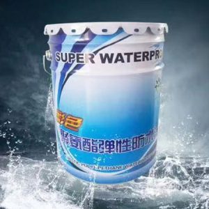 Colored polyurethane elastic waterproof coating