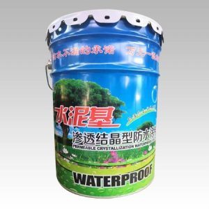 Cementitious capillary crystalline waterproofing coating
